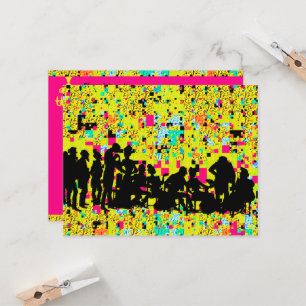 Convite Modelo do Chá de casamento do casal