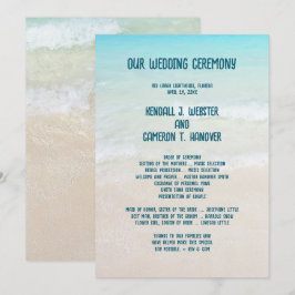 Convite Modelo do Programa de Cerimônia de Casamento de Pr