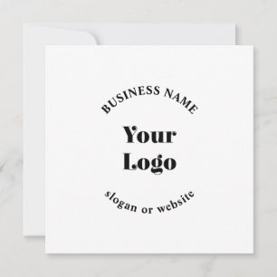Convite Modelo minimalista retrô-moderno para o seu logoti