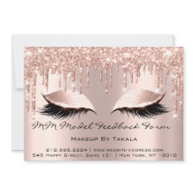 Modelo MM Feedback Formulário Makeup Rosa Esthetic