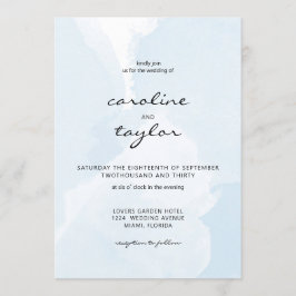 Convite Modern, aquarell, minimalistic Wedding Collection