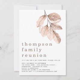 Convite Modern Blush deixa o Partido Sindicato da Família