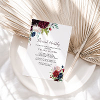 Modern Burgundy Brunch & Bubbly Bridal Shower