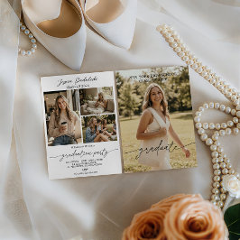 Convite Modern Class of 2026 Photo Graduation Invite