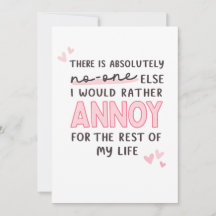Modern Cute Pink Funny Relationship and family
