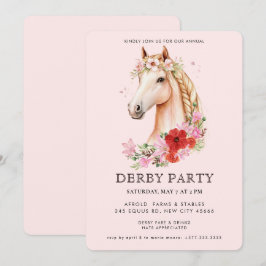 Convite Modern  Derby Party 