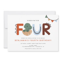 Modern Dinossaur 4º Festa de Aniversário