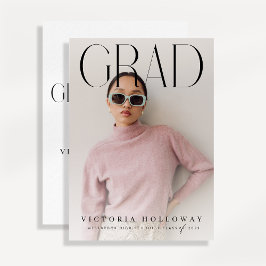 Convite Modern Elegant Graduation Party Invitation