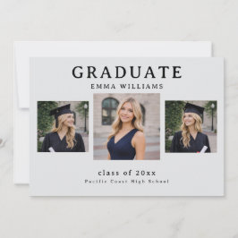 Convite Modern Graduate Announcement