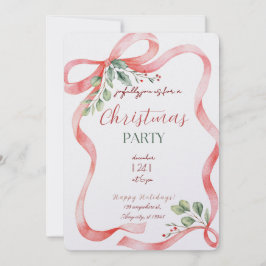 Convite Modern Merry Christmas Party