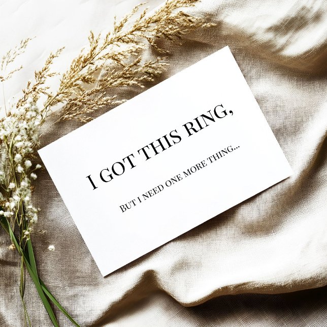 Convite Modern Minimalist Bridesmaid Proposal Card (Criador carregado)