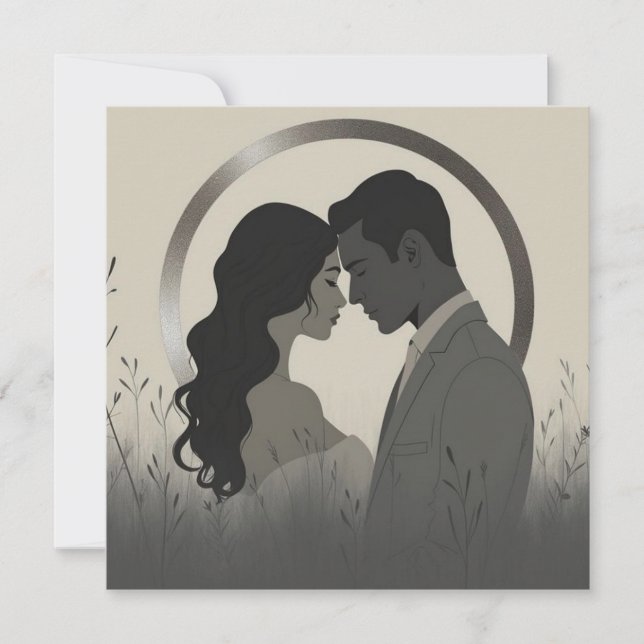 Convite Modern Minimalist Union (Frente)