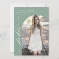 Modern Sage Green Ela Fez Uma Foto Do Arco De Grad