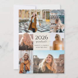 Convite Modern Script 2026 Graduation