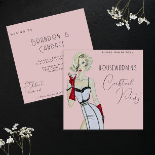 Convite Modern Vintage Famarming Cocktail