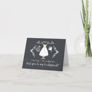 Convite Modern Você Será Minha Porta-Voz