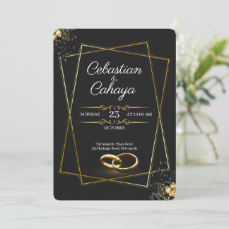 Convite Modern Wedding Invitation