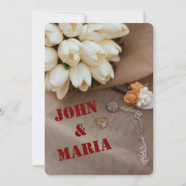 Convite Modern Wedding Invitation | Editable Design