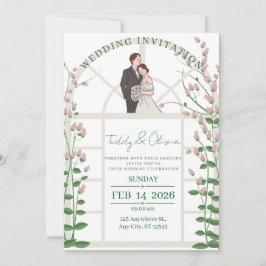 Convite Modern Wedding Invitation Suite