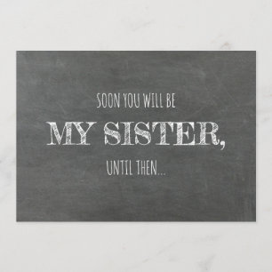 Convite Moderna Proposta de Madrinha de casamento/Bridesma