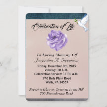 Moderno adicione sua foto à celebração da vida