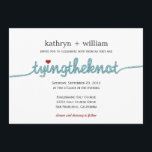 Convite Moderno de Casamento de casando<br><div class="desc">Espalhe as notícias de forma divertida e na moda com os convites para casamento de Casandos modernos do site berryberrysweet.com.</div>