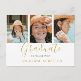 Convite Moderno de Fotografia de Festa de formatur