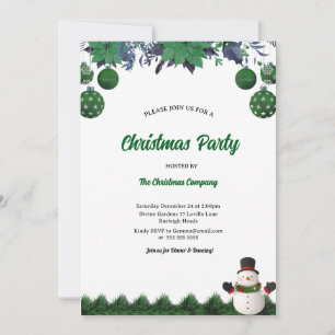 Convite Moderno do Papai Noel para Festa de Natal 