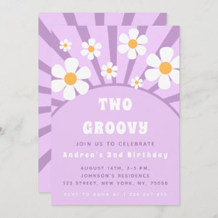 Convite Moderno Dois Esfregões Retroativos Sunshine Primei