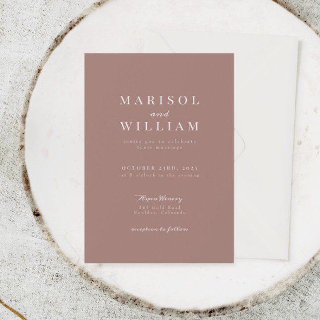 Convite Moderno Elegante para Casamento Sofisticad (Criador carregado)