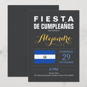 Convite Moderno: Festa de El Salvador