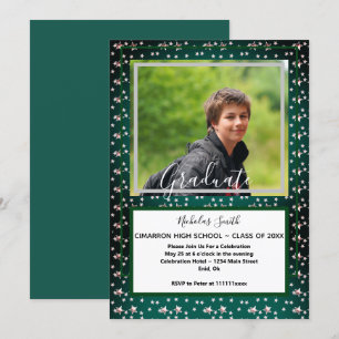 CONVITE MODERNO MASCULINO FORMANDO ESTÁ VERDE FESTA DE F