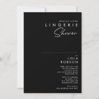 Moderno Minimalista | Chá Lingerie preta
