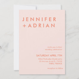 Convite moderno minimalista editável