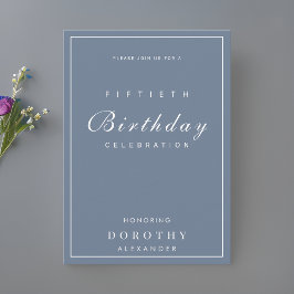 Convite Moderno Minimalista Qualquer Marco Adulto