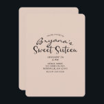 Convite Moderno mínimo qualquer cor doce 16 de 16 partidos<br><div class="desc">PERSONALIZAR PARA QUALQUER EVENTO</div>