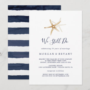 Convite Moderno Náutico   Estrela-do-Mar Nós Ainda Fazemos
