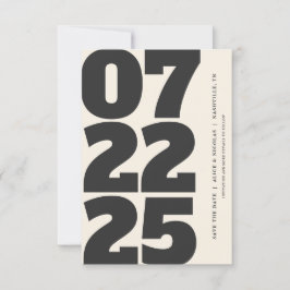 Convite Moderno Negrito Salve A Data Com Luz Fotográfica