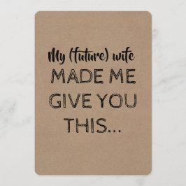 Convite Moderno | PADRINHO DE CASAMENTO | A melhor propost