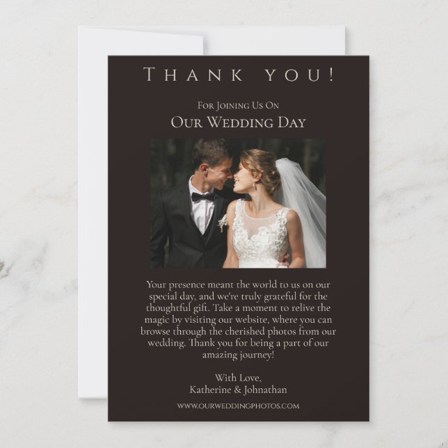 Convite Moderno País Elegante - Flores Ocidentais (Frente)