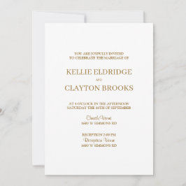 Convite Moderno para Casamento Minimalista