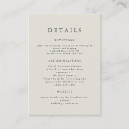 Convite Moderno para Casamento Serif Elegante