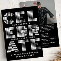 MODERNO PRETO E BRANCO | Classe do FORMANDO 2024