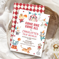 Moderno Qualquer primeiro aniversario de Circo Ver