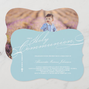 Convite Moderno Rosário Primeira Sagrada Foto Comunitária 