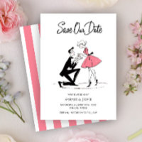 Moderno Salve Nossa Data Vintage Cor-de-Rosa Desen
