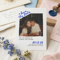 Moderno Simples Divertido Foto de Save The Date Es