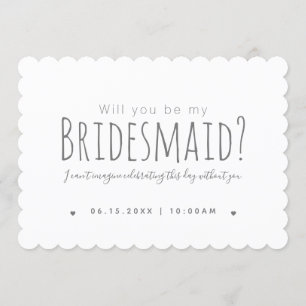 Convite Moderno Simples Você Será Minha Proposta De Brides