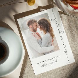 Convite Moderno Somos do Tipo de Script Engajado