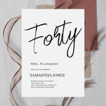 Moderno, White e Black Quarty Party - aniversário